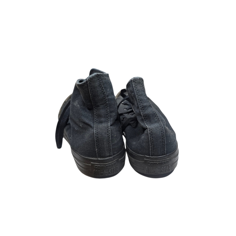 Converse Black Mid Top Sneakers Unisex - Picture 7 of 9